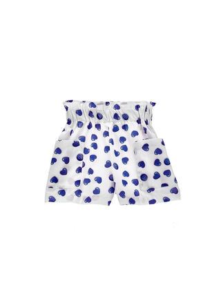 Cotton shorts with elastic waist