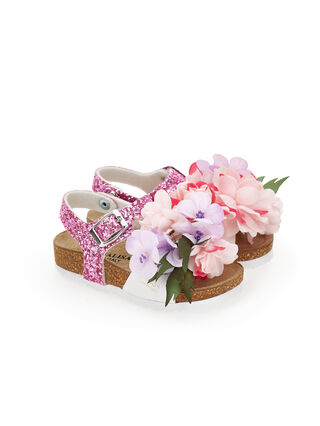 Glitter Bouquet Sandal