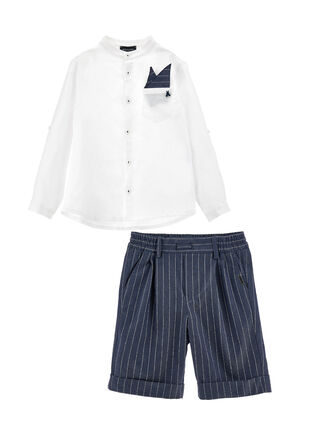 Shirt and Bermuda shorts set