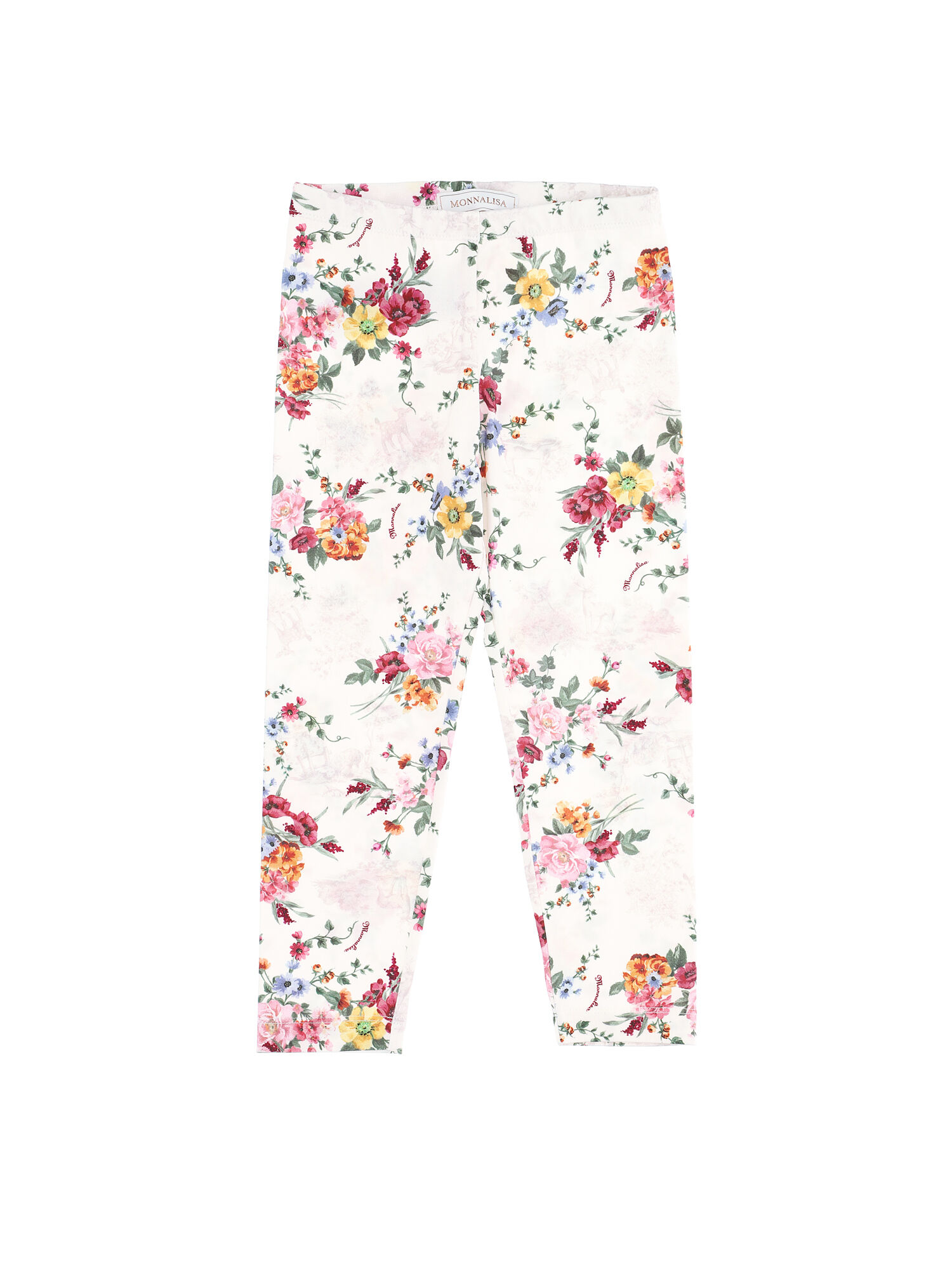 Floral jersey leggings girl Monnalisa Canada