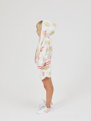 Zapatillas tenis bycast estampado de anémonas