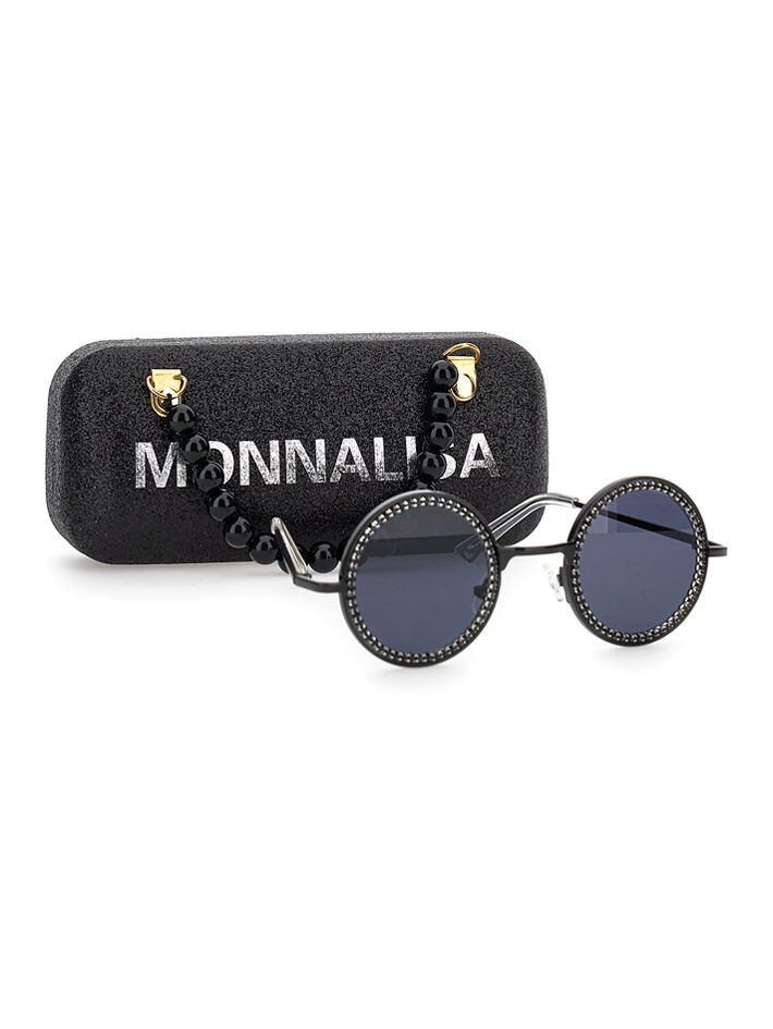 ファッション雑貨・小物 MONNALISA Kids Sunglasses Brown 19E0885702 0080 Girl Accessories Sunglasses, Online Shop - Monnalisa