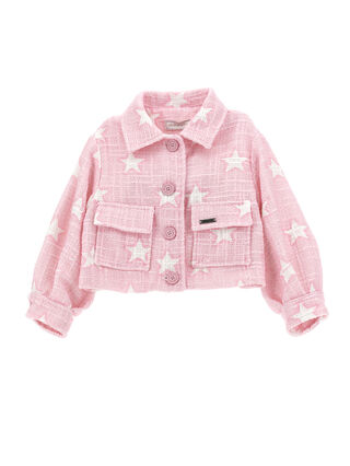 Star bouclé short jacket