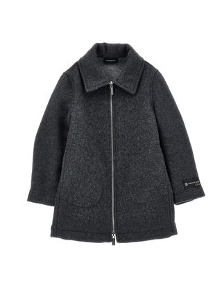 Cloth coat with hood