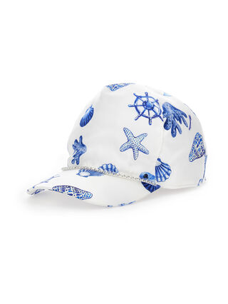 Baseball cap with rhinestones