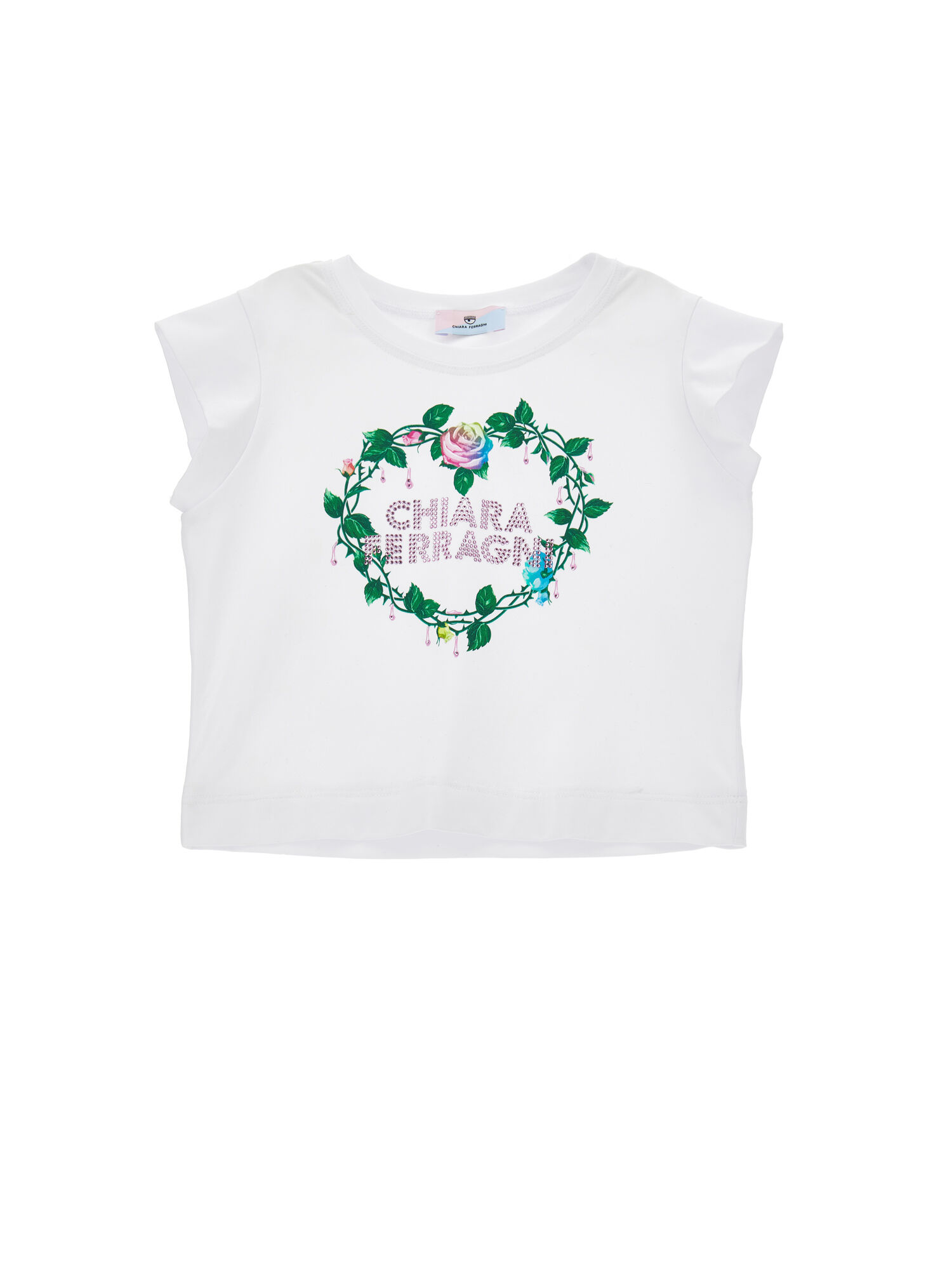 Chiara Ferragni Special Occasion Cropped T Shirt