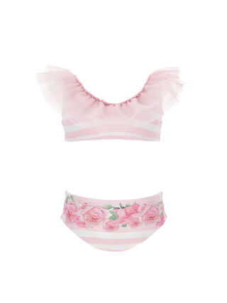 Two-piece tulle swimwear