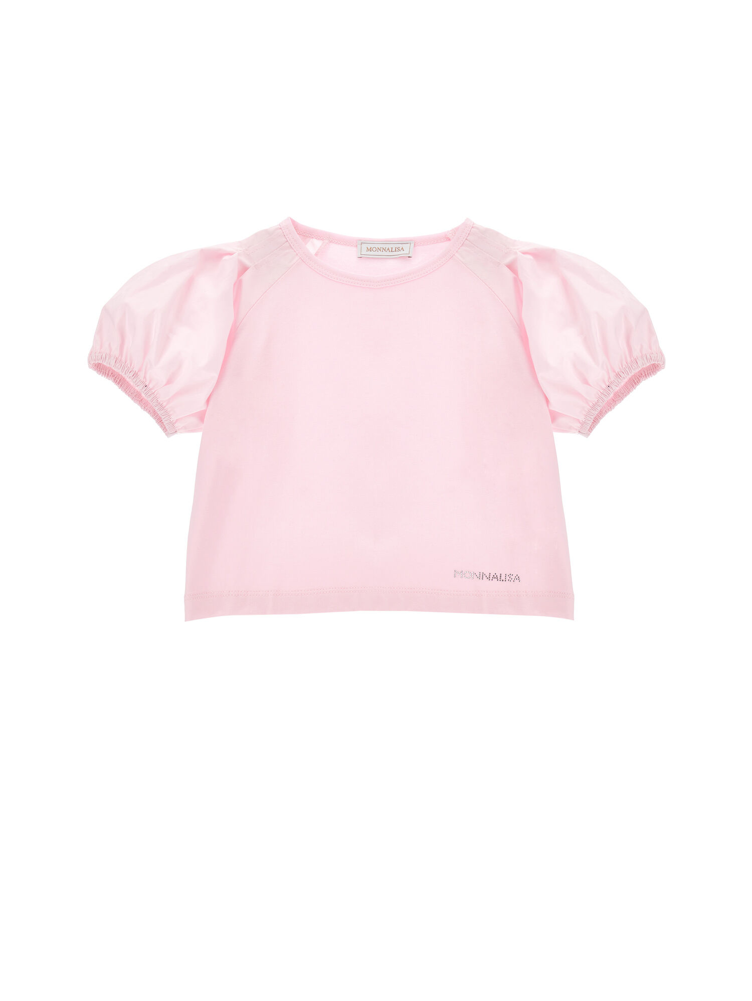 Monnalisa layered jersey sweatshirt - White