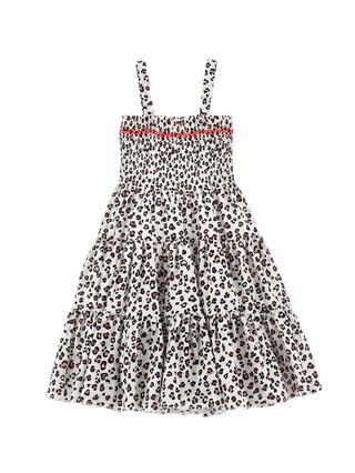 Abito prendisole mussola stampa animalier