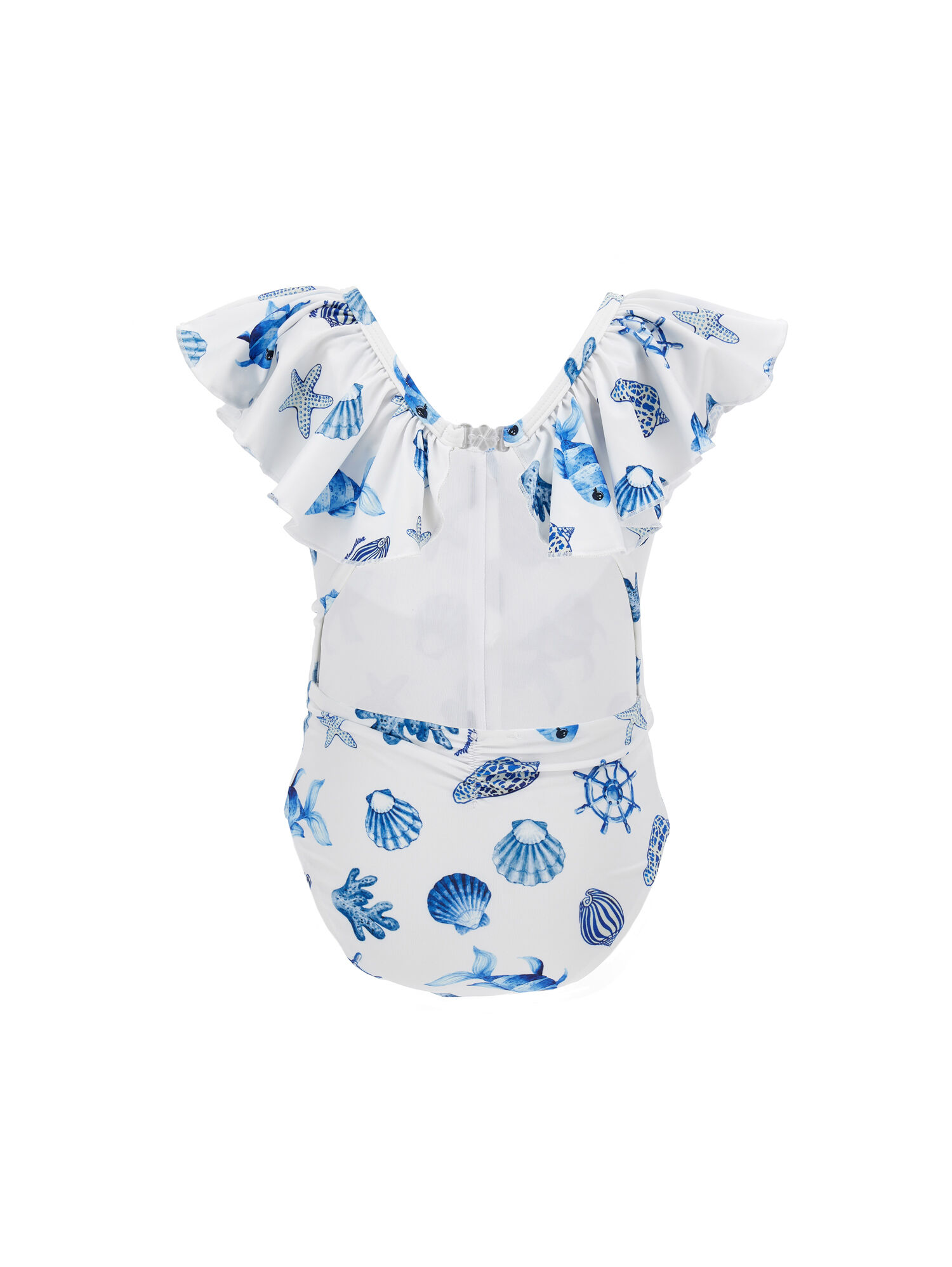 Costume stretch marine bambina Monnalisa Italia