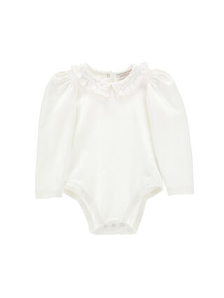 Трикотажное боди-рубашка