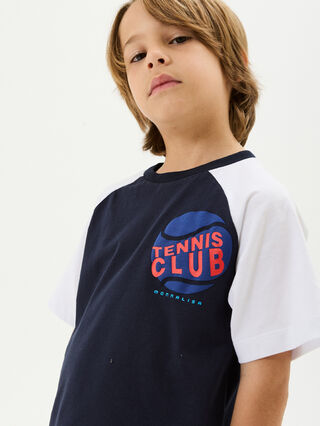 Two-tone raglan t-shirt