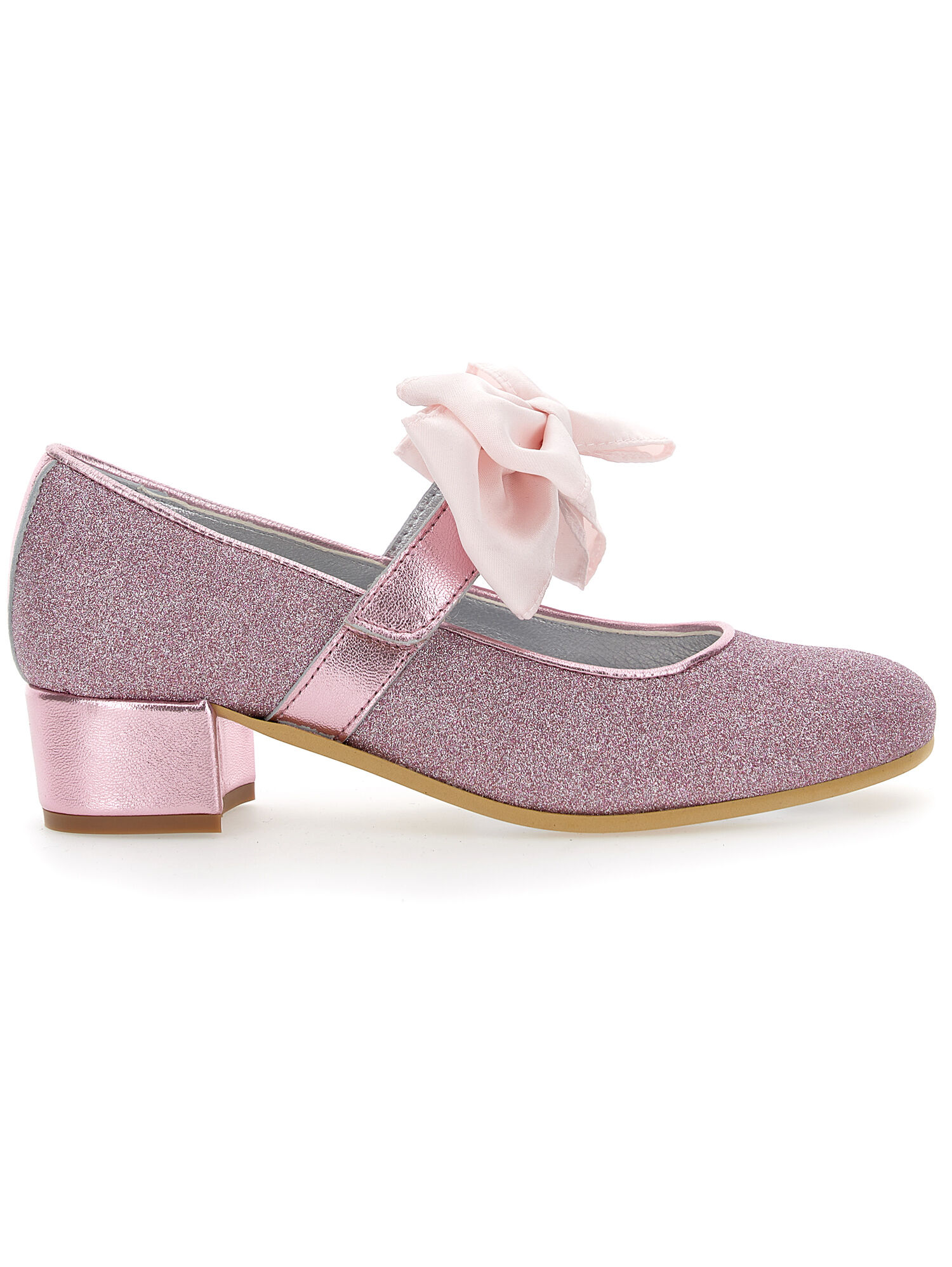 Micro glitter ballet flats girl | Monnalisa United States
