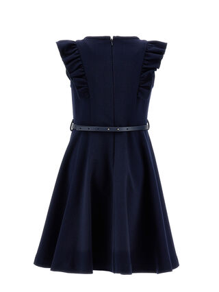 Kleid mit Rüschen und Schleife