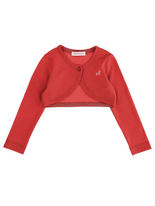 Cardigan rasato cr&ecirc;pe