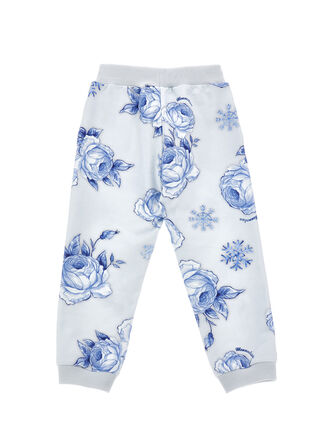 Ice rose fleece joggers