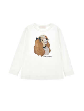 Lady and the Tramp rhinestone T-shirt