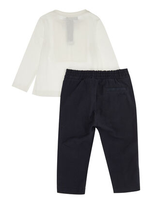 Velvety soft three-piece set