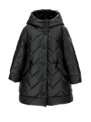 Пуховик из стеганой технической ткани