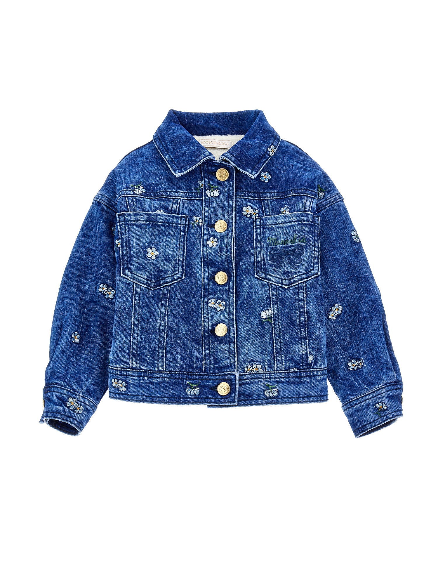 Giacchino jeans con peluche bambina Monnalisa Italia
