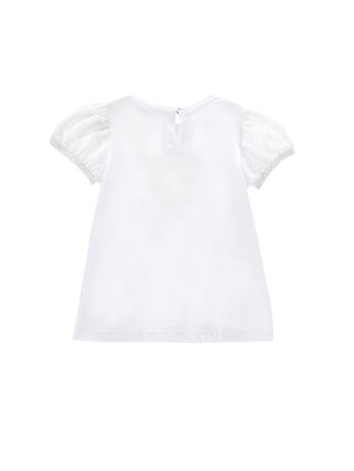 Maxi T-shirt with kitten print