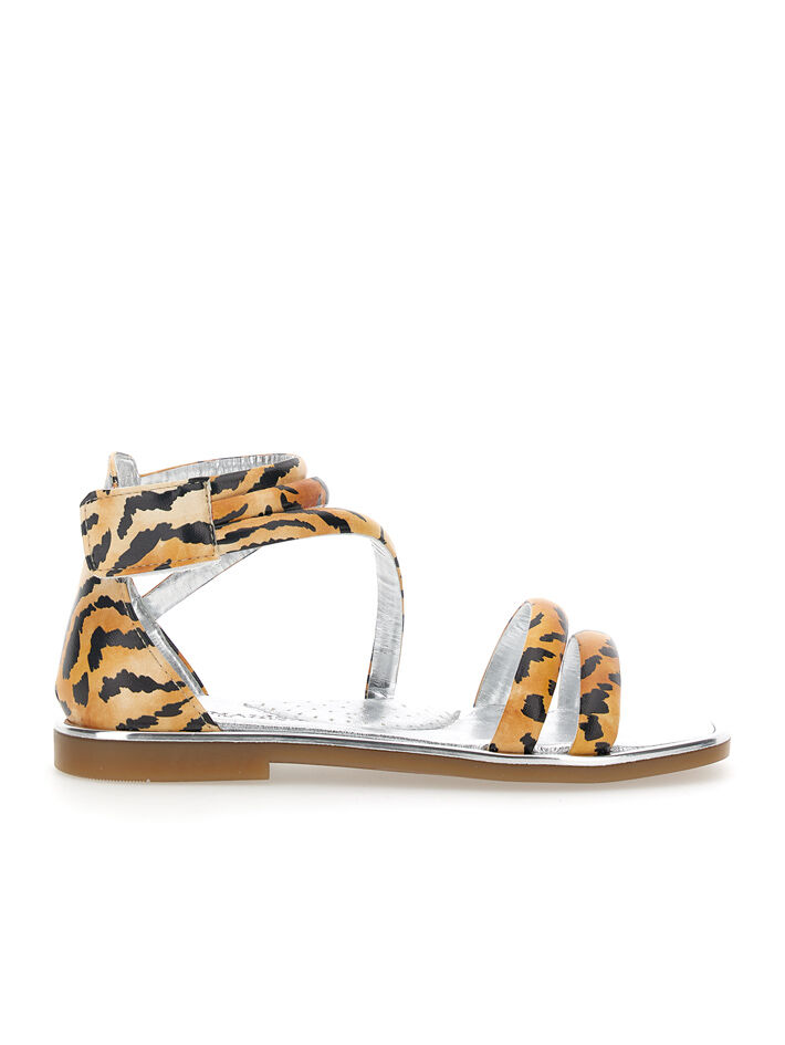 Tiger stripe sandals sales