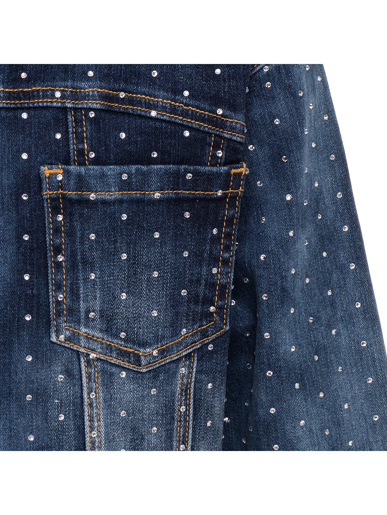 Giacchino jeans con strass sales