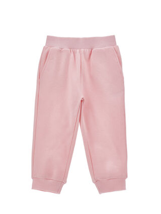 Fleece joggers with heart pocket