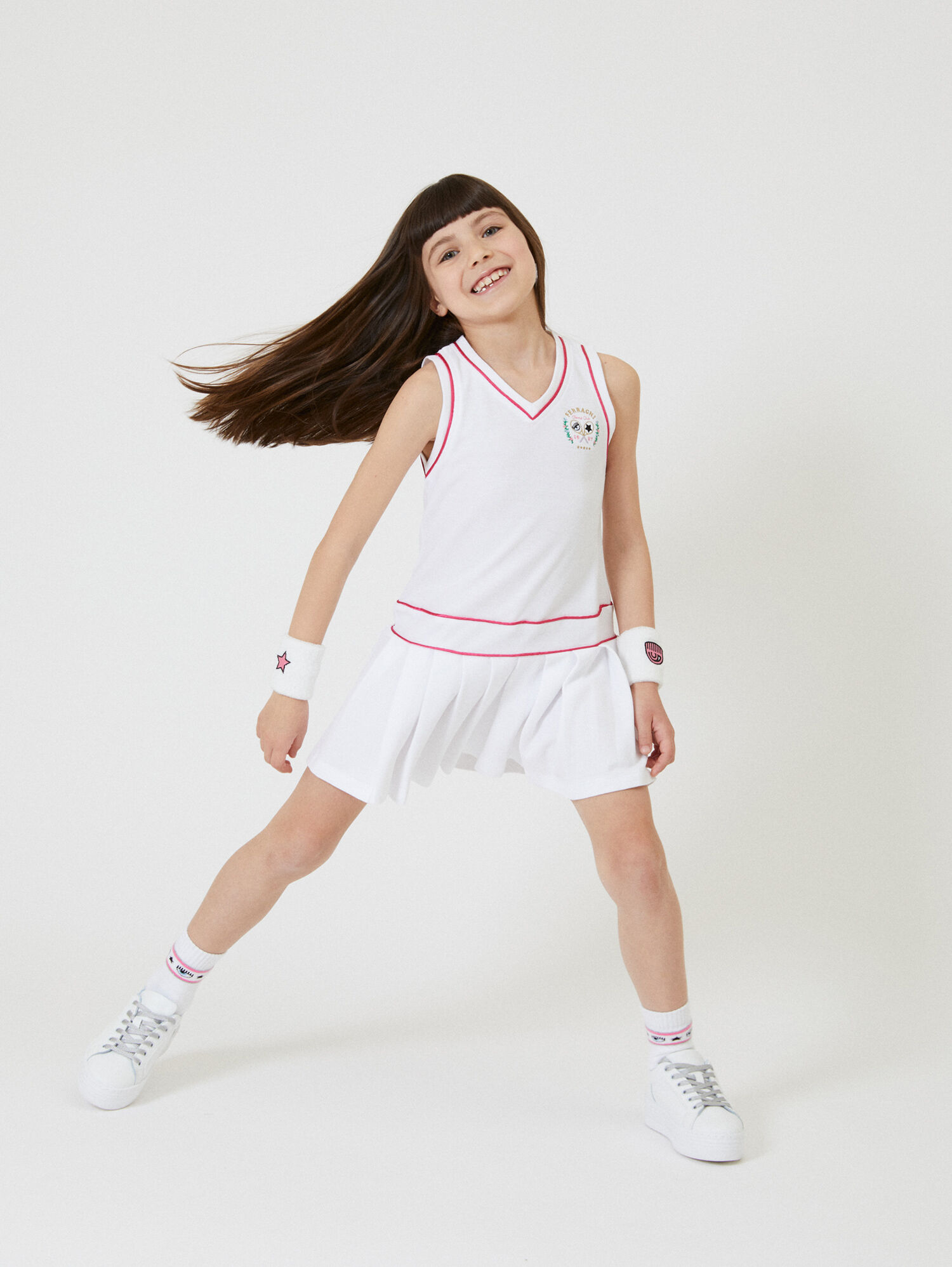 CF Ferragni tennis Club piquet dress girl Monnalisa United States