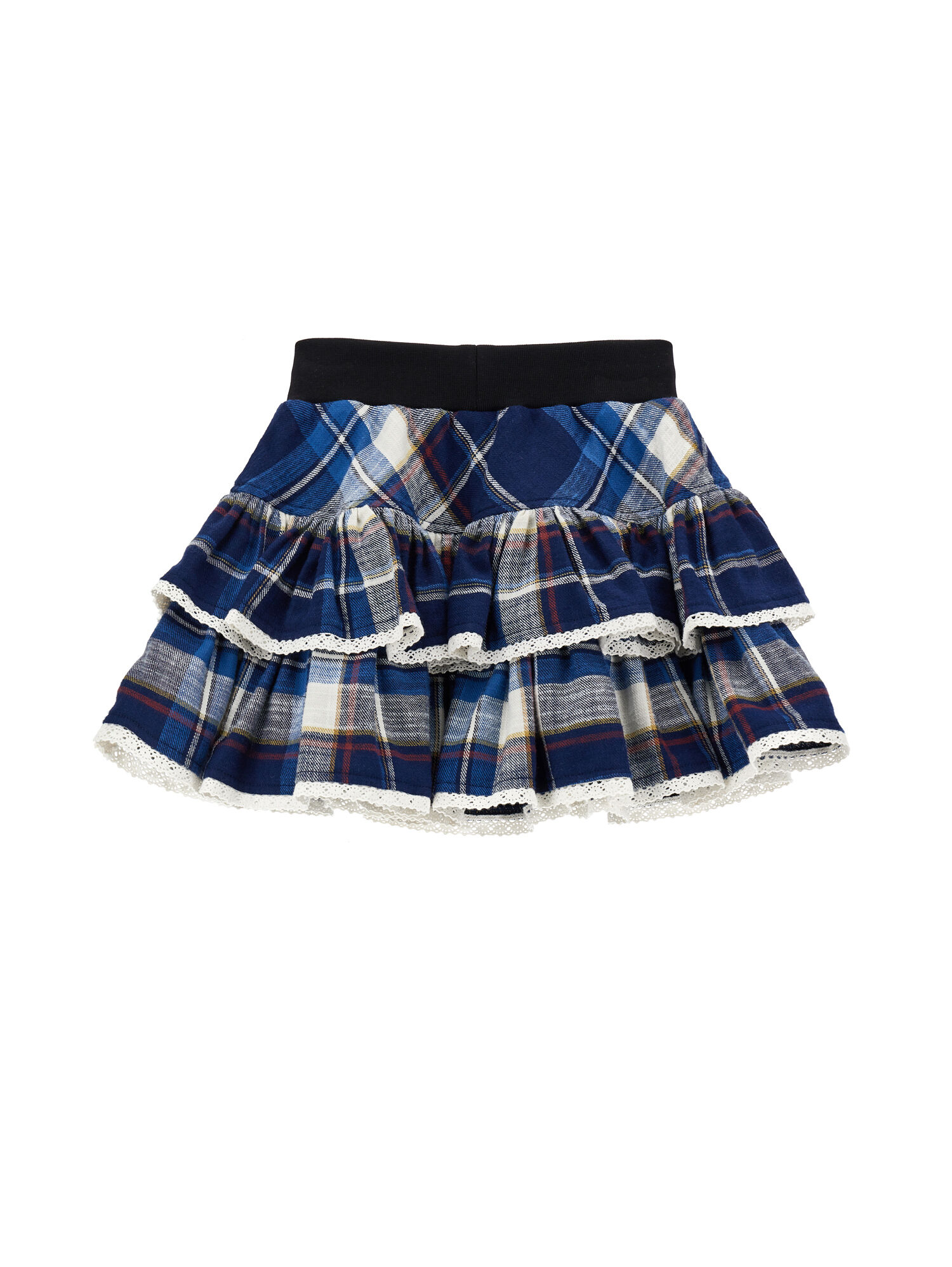 Tartan skirt with flounce girl Monnalisa United Kingdom