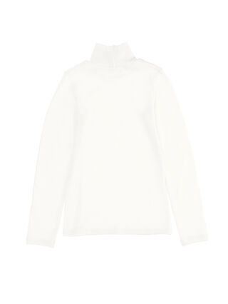 Fine ribbed viscose turtleneck