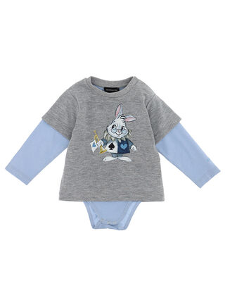 Onesie with printed T-shirt