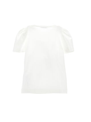 Organic cotton T-shirt with rose