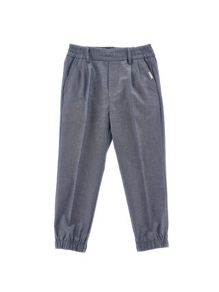 Pantalon de jogging en coton Oxford