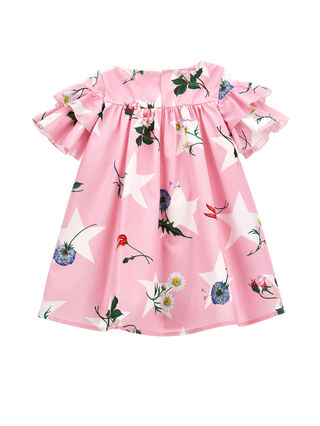 Vestido de algodón acampanado