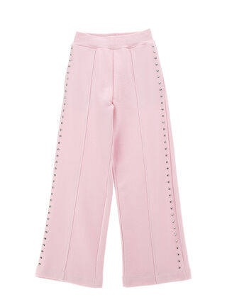 Palazzo fleece trousers