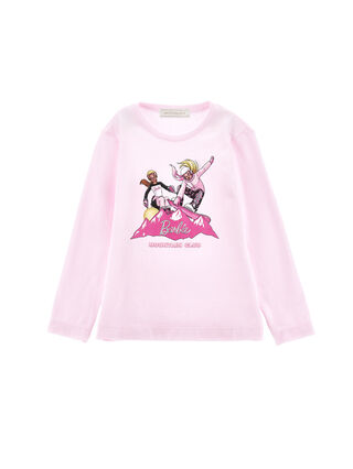Barbie™ jersey cotton t-shirt with strass