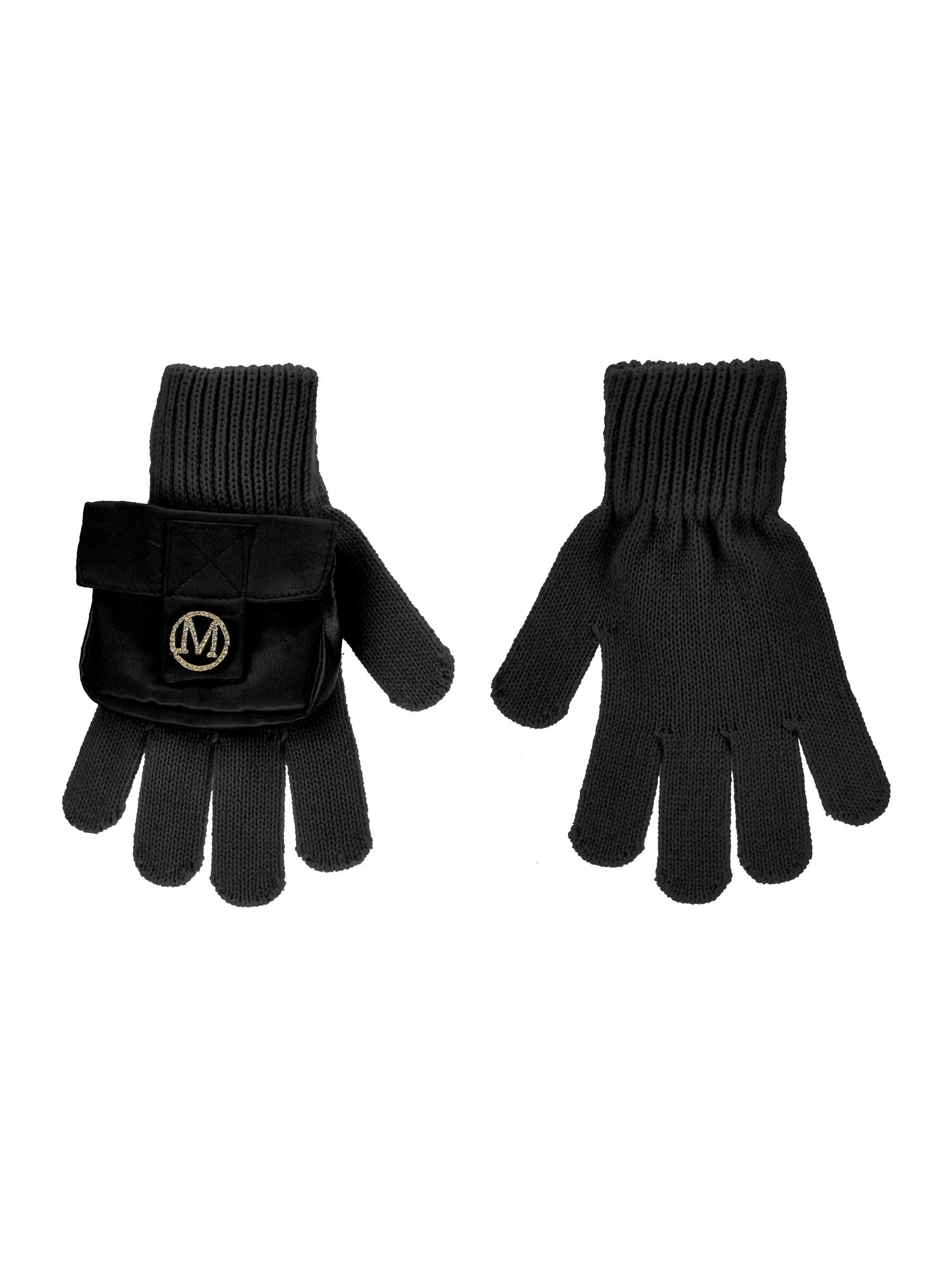 Gloves with satin pocket girl Monnalisa Germany