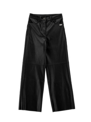 Брюки из эластичной ткани с покрытием