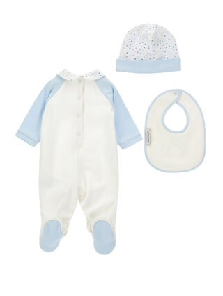 Teddy bear and rainbow onesie