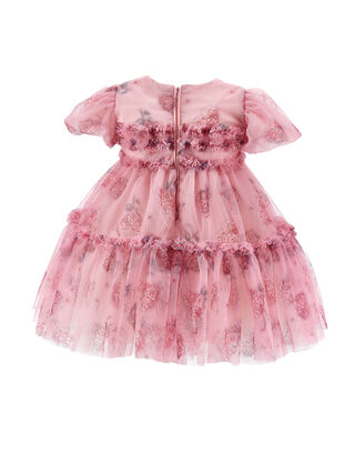 Floral tulle birthday dress