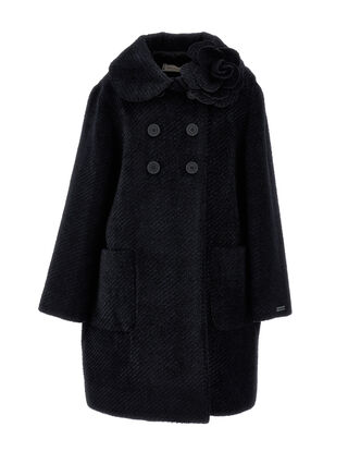 Zweireihiger Blumenmantel