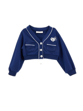 Open sweatshirt with pockets