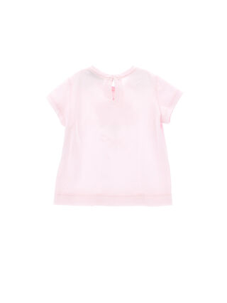 Pink Print Jersey T-Shirt