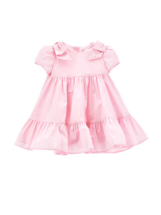 Popelinekleid mit Schleifen