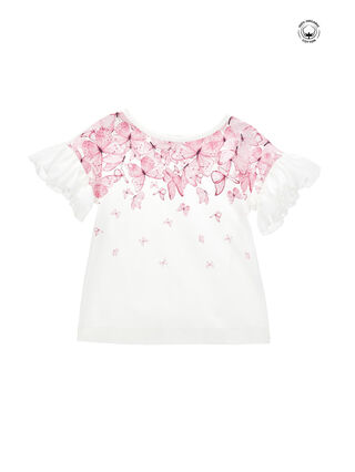 Organic cotton butterflies t-shirt