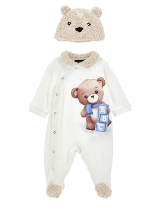 Ensemble deux pièces combinaison et bonnet