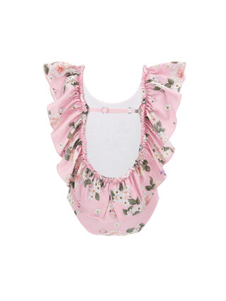 Floral one-piece swimsuit