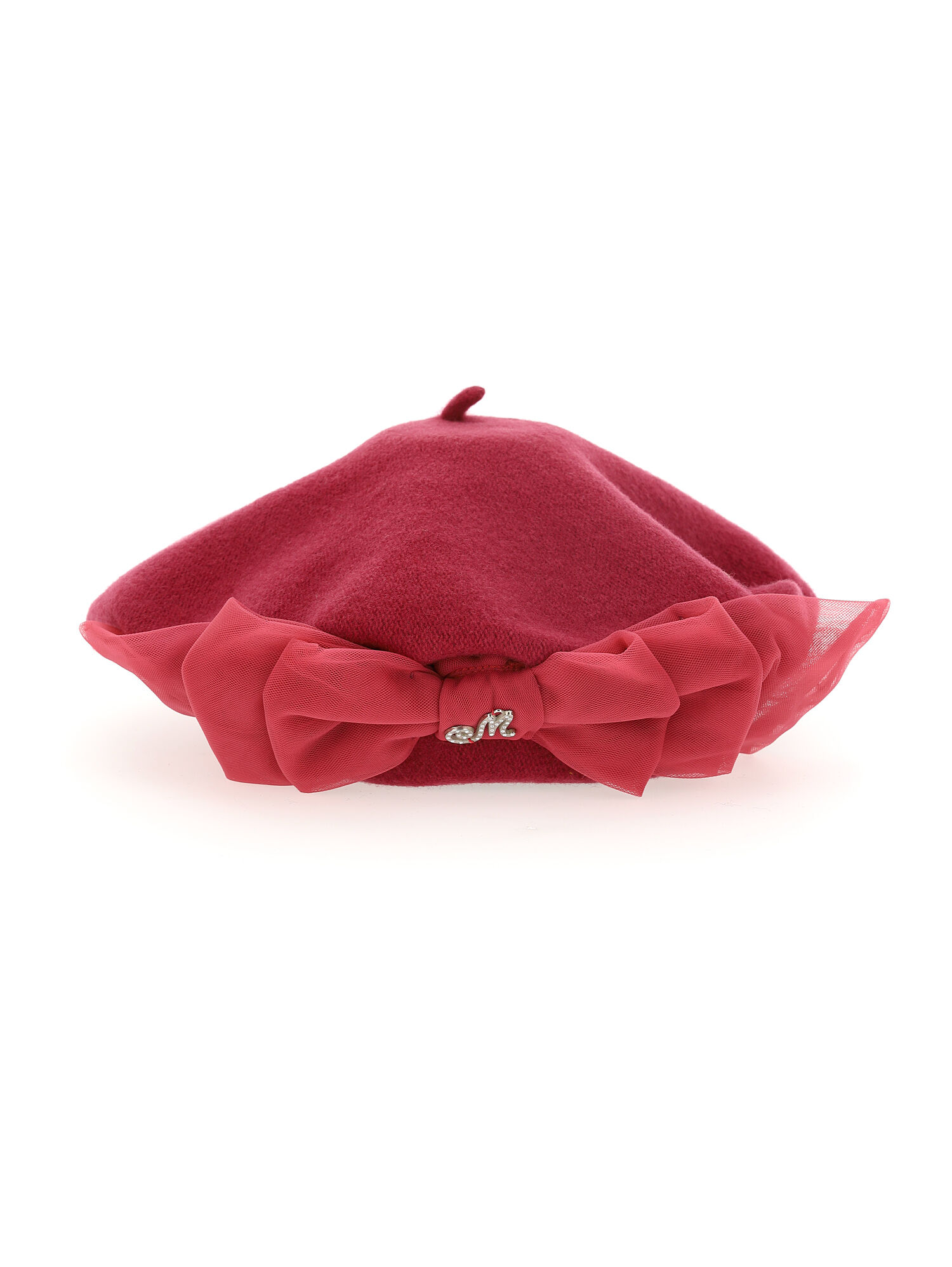 Monnalisa Bambina Accessori Cappelli e copricapo Berretti Basco lana cotta con fiocco 