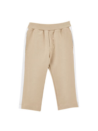 Two-tone fleece trousers